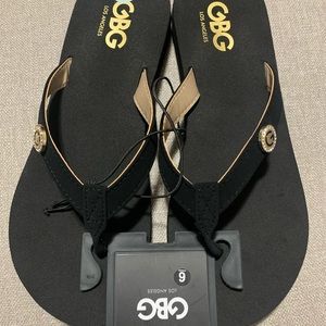Brand New GBG Black Sandals